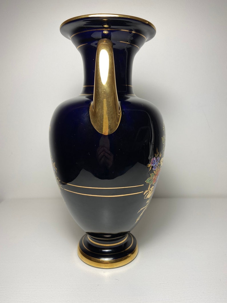 Spyropoulos Vase Hand Made in Greece 24k Gold Etsy