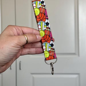 Sports Ball Wristlet/Lanyard
