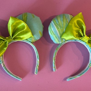 Minnie Ears Upcycled Lilly Fabric