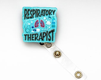 Respiratory Therapist Badge Reel, RT, Custom Badge Reel, Retractable Badge Reel, Work Badge, Work ID, Personalized Badge