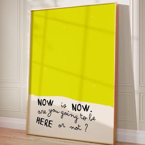 Printable Mindfulness Quote Art Print Trendy Dorm Room Decor Poster Digital Instant Download