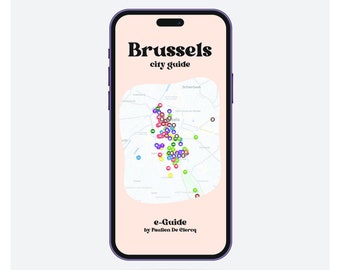 Brussels City E-Guide: Maps, Restaurants, and Second-Hand Shops (Digital Download)