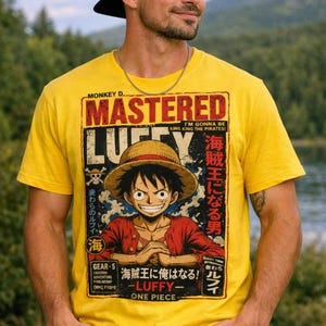 Monkey D Luffy Gear 5 One Piece T-Shirt (Digital Design)