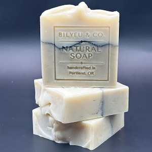 Bergamot, Neroli, Geranium, & Sandalwood ZEN GARDEN Handmade Soap with French Green Clay, Natural Ingredients