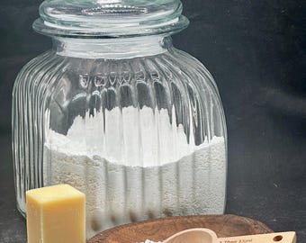 16 oz. FRESH SCENT Natural Laundry Powder Detergent Set: Eco-Friendly, Vegan