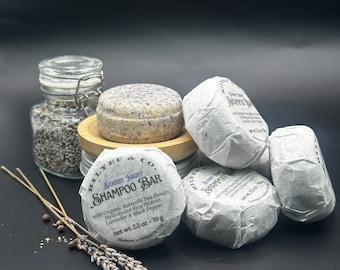 Solid Shampoo Bar: Gentle Cleansing, Plant Based, Sulfate-Free