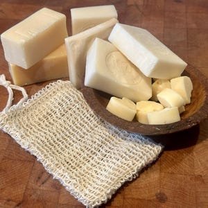 Zero Waste Dish Soap Pieces: 2 oz. TRY ME!  in a Soap Saver Bag