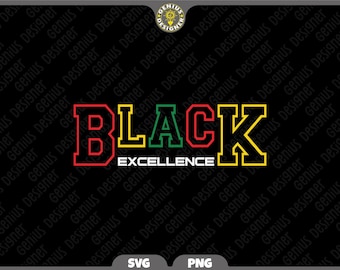 Black Excellence Svg | African American Svg | Product of Black History | Juneteenth Svg Png | Black Women Shirt Design (Digital Download)