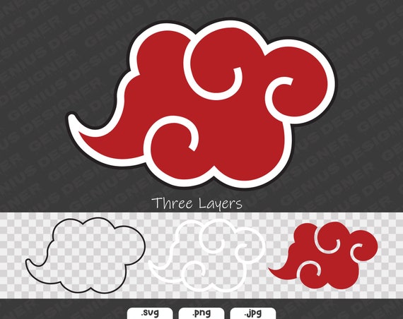 Naruto Akatsuki Cloud, HD Png Download , Transparent Png Image