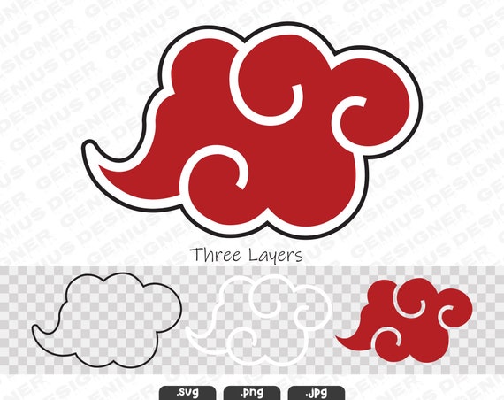 Vector - Clouds - Png - Vector Akatsuki Cloud, Transparent Png