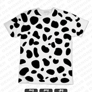 Dalmatian Spots SVG | Dalmatian Dots SVG | Dalmatians Print Svg | Dalmatian Cut Files Cricut & Silhouette PNG Sublimation
