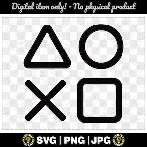 Gamepad Icons SVG | Gamepad Icons Cut File Svg Png Jpg