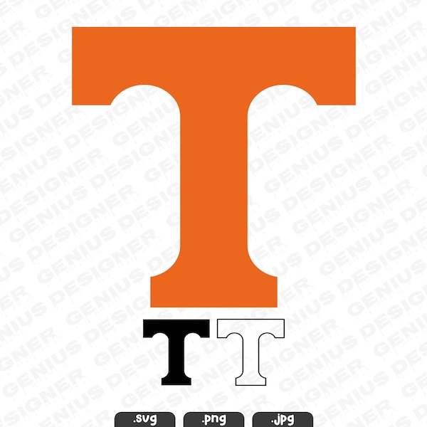 Tennessee SVG | Tennessee Solid | Tennessee Outline | Transparent Background Digital Download | Letter T Svg | TN Svg Png Jpg