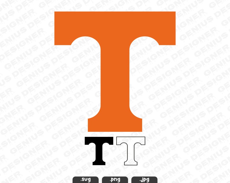 K&ouml;nnte beinhalten: Orangefarbener Gro&szlig;buchstabe T mit einer schwarzen und wei&szlig;en Umrandung des Buchstabens T darunter. Das Bild ist mit .svg, .png und .jpg beschriftet.