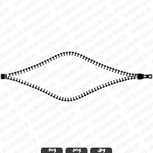 Rits SVG | Rits gesneden bestand Svg | Rits Clipart | Rits vectorbestand | Cricut gesneden bestanden | Zip-cut-bestanden | Vinyl-Svg | Commercieel gebruik