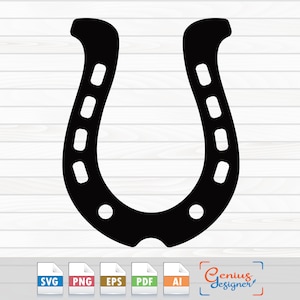 Horseshoe Svg File,Png,Pdf,Eps,Ai