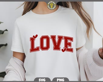 love png | varsity love svg | retro valentine shirt design | trendy valentine’s day svg png (digital download)