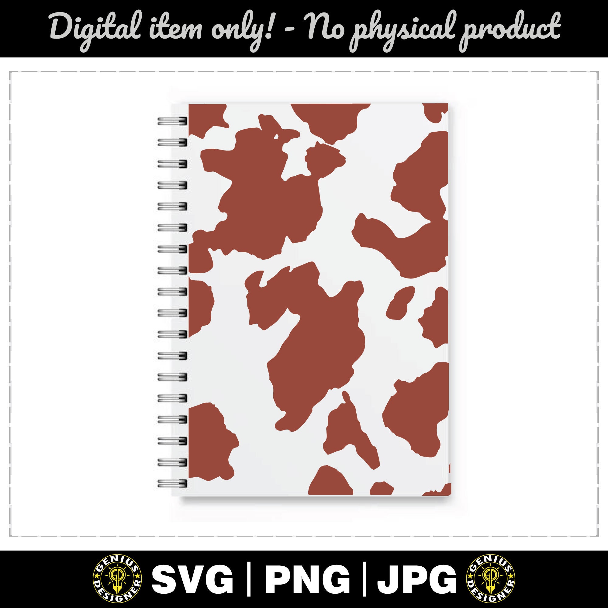 Brown Cow Print Pattern : Seamless Cowhide Pattern Brown Svg, Cow Skin ...