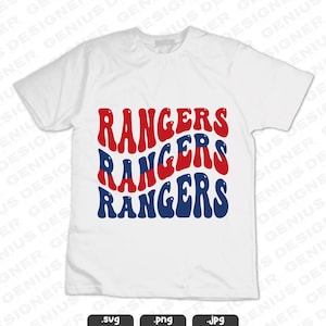 Rangers PNG | Rangers Retro Wavy SVG | Rangers SVG | Team Spirit Svg | Baseball Svg | Boho Svg | Retro Vintage | Svg Cut File Cricut