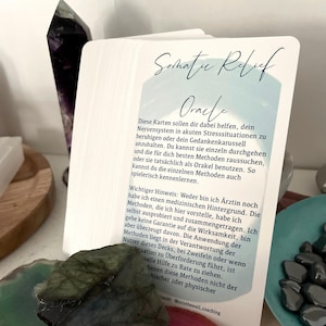 Somatic Relief Oracle, Regulierung des Nervensystems, Kartenset