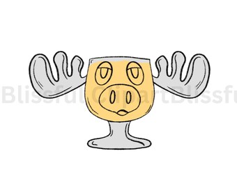 Christmas Vacation Eggnog PNG, Griswold Eggnog Clipart, Moose Eggnog Mug, Drink Png, Movie Clipart, Digital
