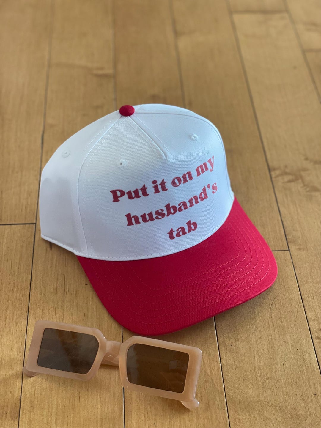 Put It on My Husbands Tab Trucker Hat - Etsy
