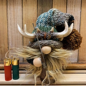 Hunting Gnome, Camouflage Gnome, Father’s Day Gifts, Outdoor gnome, Deer hunting Gnome, Cabin gnome, Shotgun Gnome, Father’s Day Gift