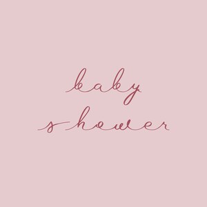 Baby Shower Package - Rose (Digital Download)