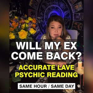 Will My Ex Come Back to Me? – Same Hour Accurate Love Psychic Reading – Will We Reconcile ? – In-Depth Love Tarot