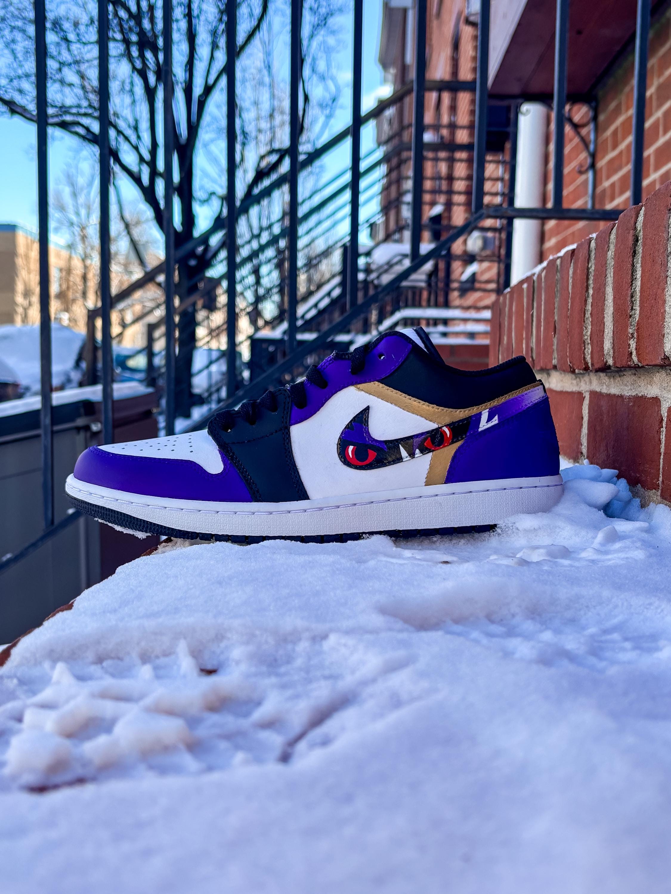 Jordan Purple and Black