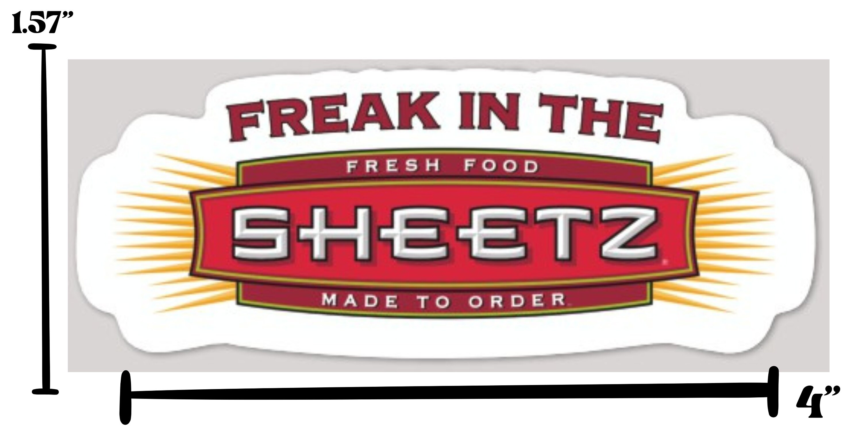 Freak in the Sheetz Glossy Die Cut Sticker Etsy