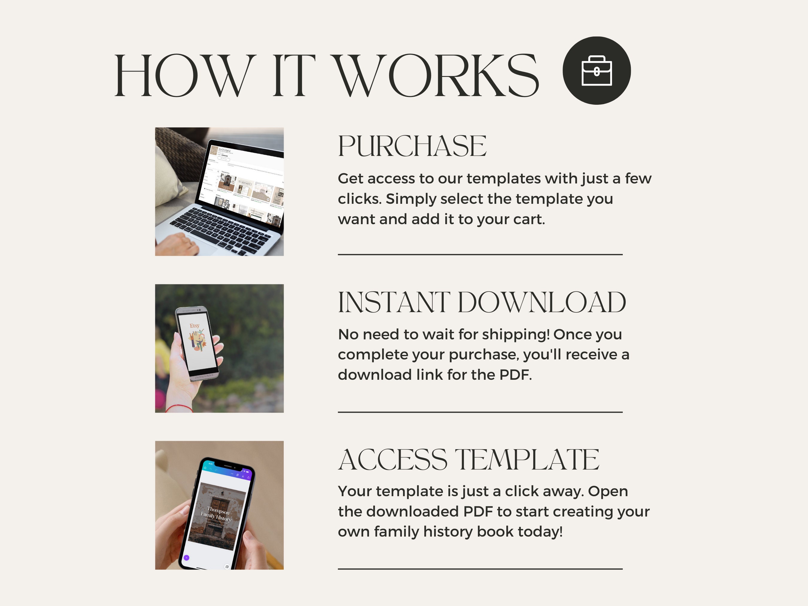 Family History Book Template - Homes & Heritage | Genealogy Printable ...