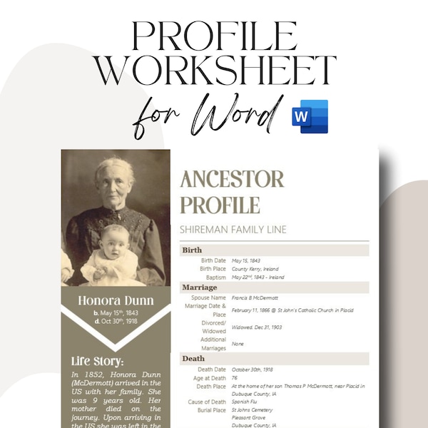 Genealogy Research - Etsy