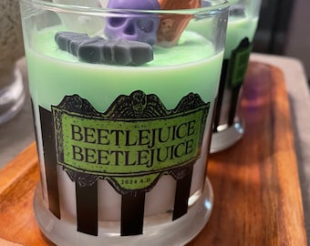 Halloween soy Candle - Beetlejuice Candle