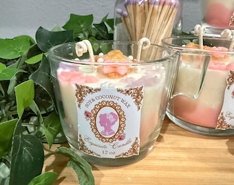 Bridgerton Inspired Soy Candle | Regency Romance, Vintage Home Décor