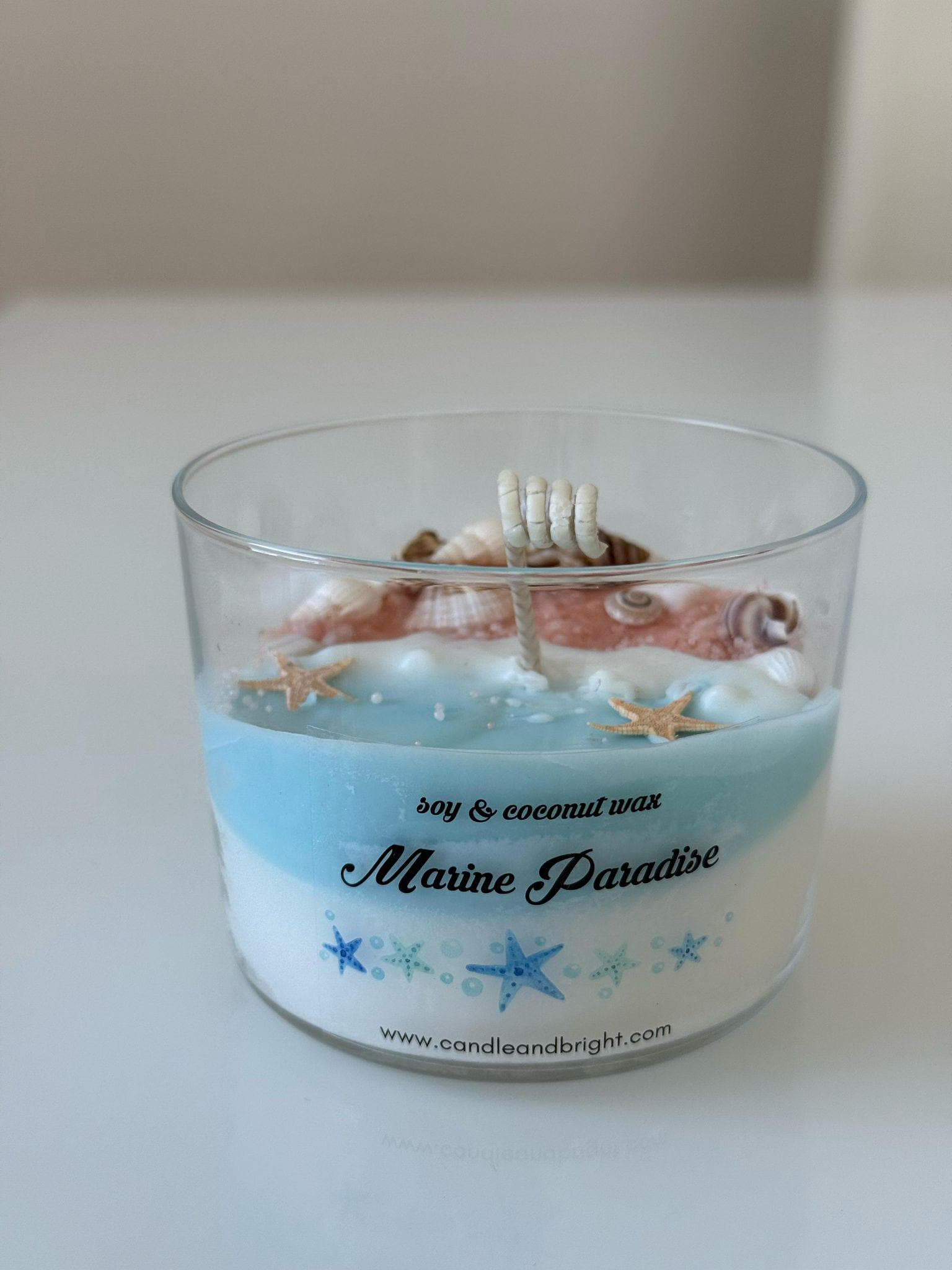 Candle -  Eco Friendly Candle - Sea Candle - Beach Candle