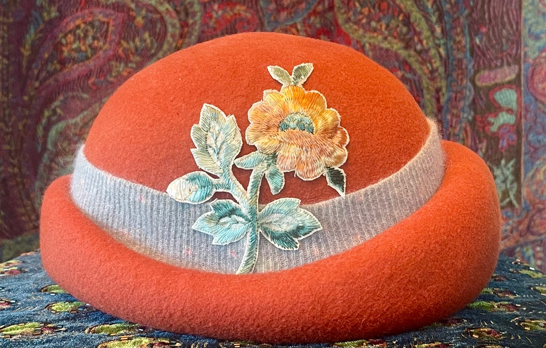 Mod Wool Felt Hat Etsy