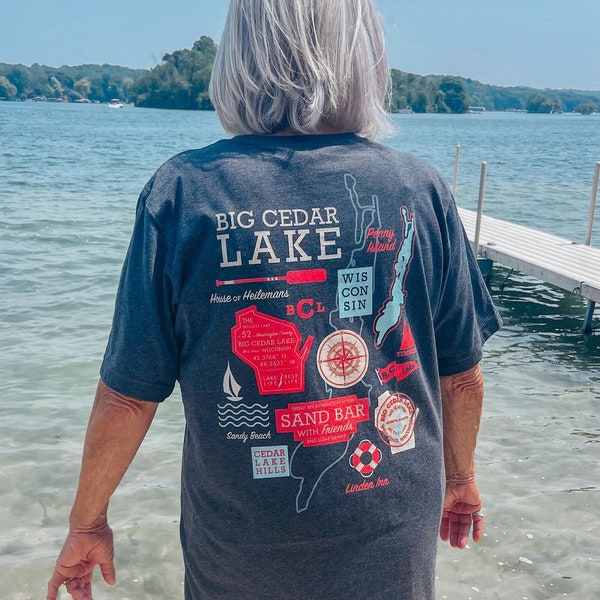 Big Cedar Lake V-Neck Tee