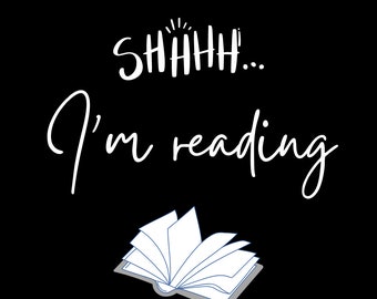 Shh, estoy leyendo / Protector de pantalla Kindle / Pantalla de bloqueo Kindle