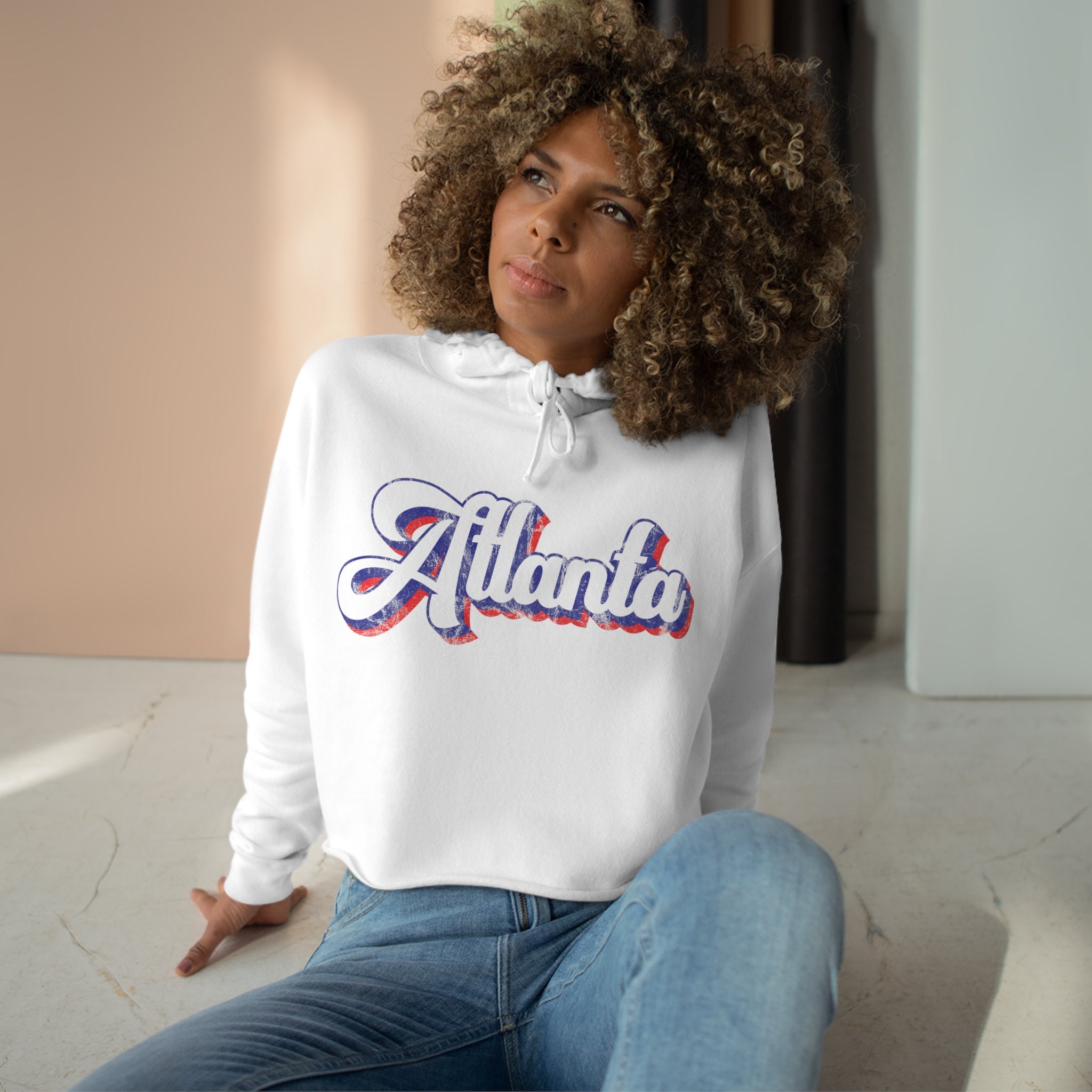 Atl Crop Sweatshirt - Etsy