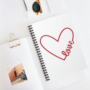 Spiral Notebook Love