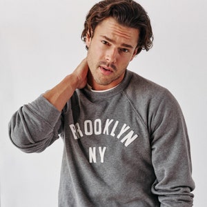 Custom Fall Sweatshirt College Personalized Crewneck for Him Embroidered Sports Team Sweater Custom Design Gift for Dad Game Day Sweatshirt