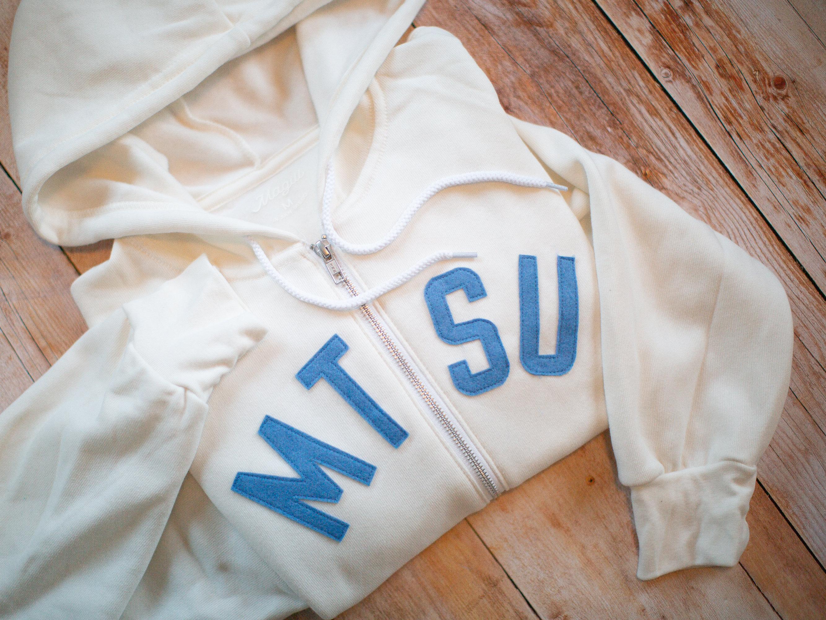 ★Wacky WiLLy★ Typography Applique Hoodie Navy Wacky Sauce Hoodie - Navy