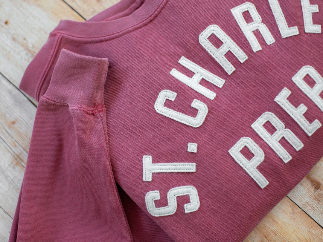 Custom Prep School Sweatshirt Personalized Varsity Prep Sweatshirt