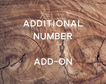 Number Add-On for Custom Sweatshirt