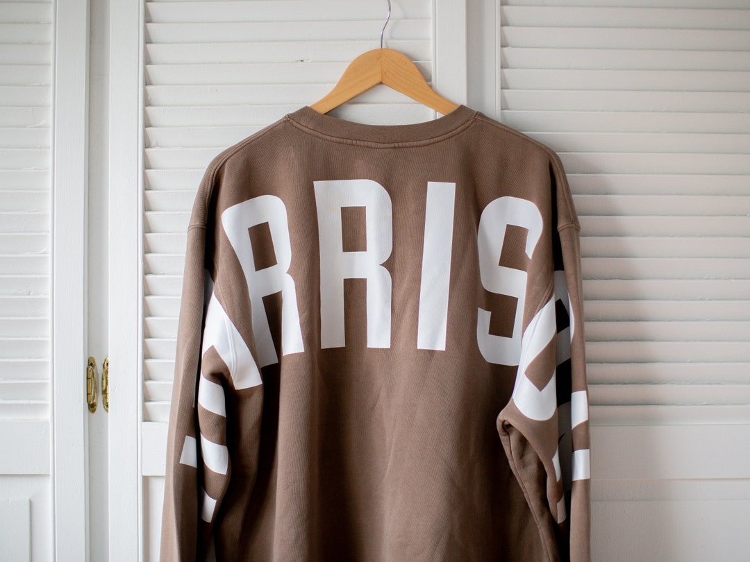 Oversized Letters Sweatshirt College Name Custom Sweatshirt