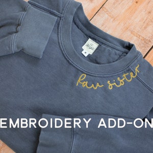 Custom Embroidery Add-On