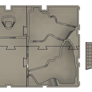 M12 Fuel 1/4 Impact, M12 Fuel 1/4 Hammer Drill - Drawer Insert Kit - STL File
