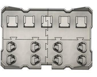 Soporte M18/M12 para Caja de Herramientas 48-22-8424 - Archivo STL