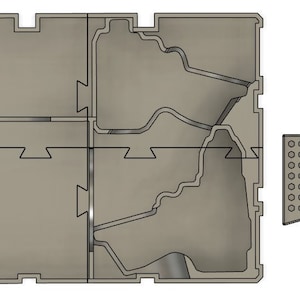 M12 Fuel 1/4 Impact, M12 Fuel 1/4 Hammer Drill - Drawer Insert Kit - STL File